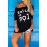 blusa ampla manga feita de sol 1