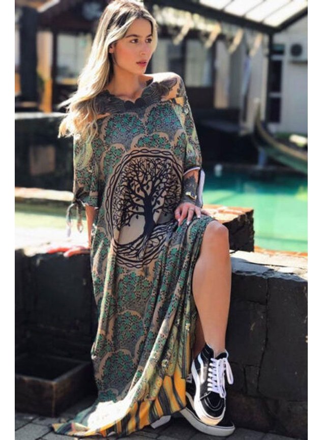 vestido longo ombro a ombro arvore da vida 5