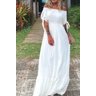 vestido longo ombro a ombro off white 4
