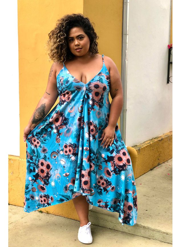 Vestido Estampado Girassol Vestido Vestido Longo De Girassol