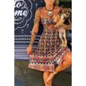 vestido midi evase ethnic