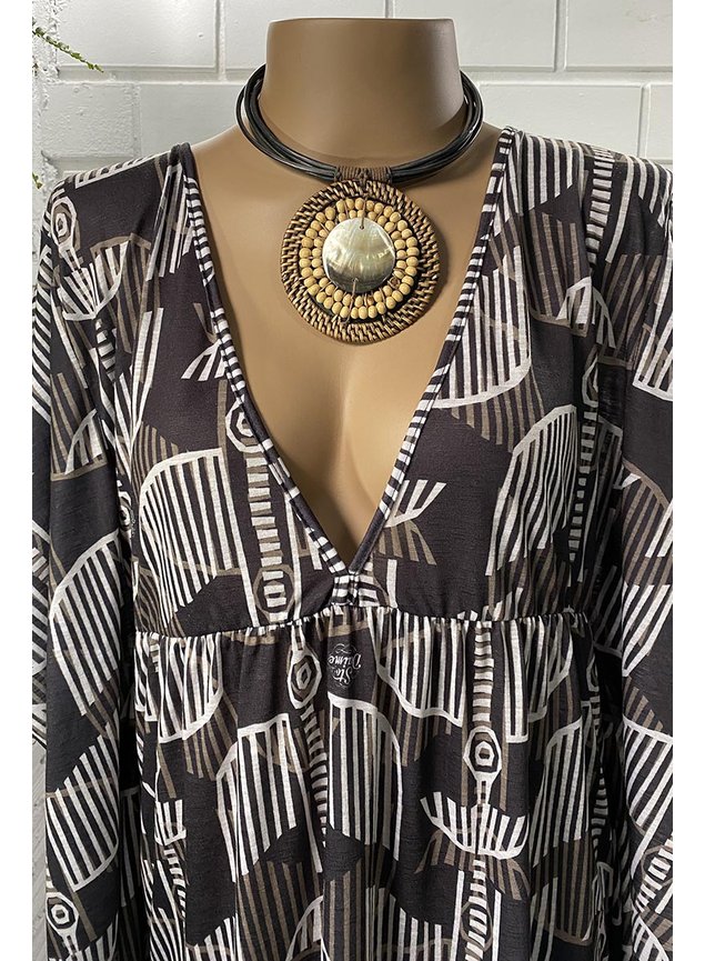 kaftan longo estampada8