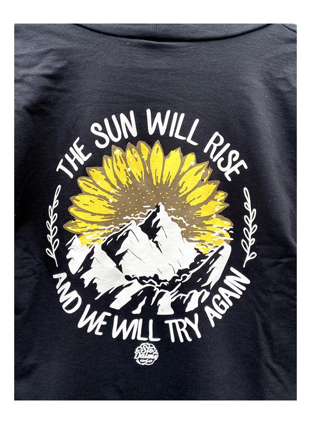 casaqueto preto girassol