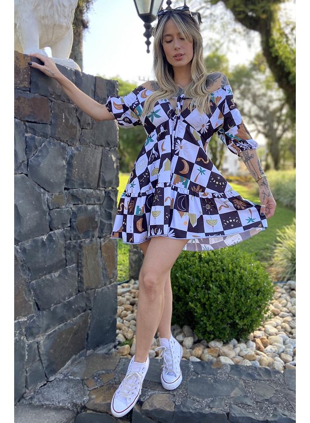 vestido ciganinha elementos