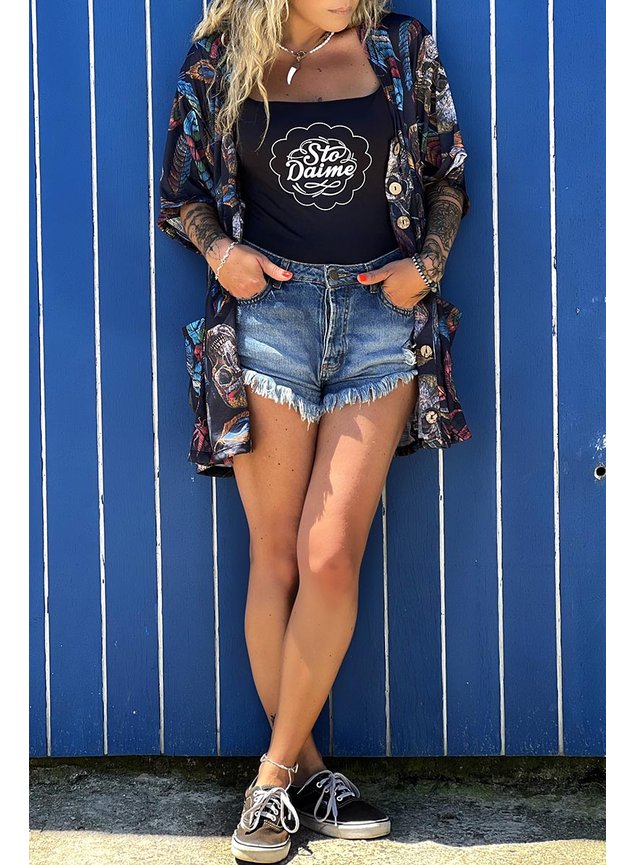 vestido camisa skull 4