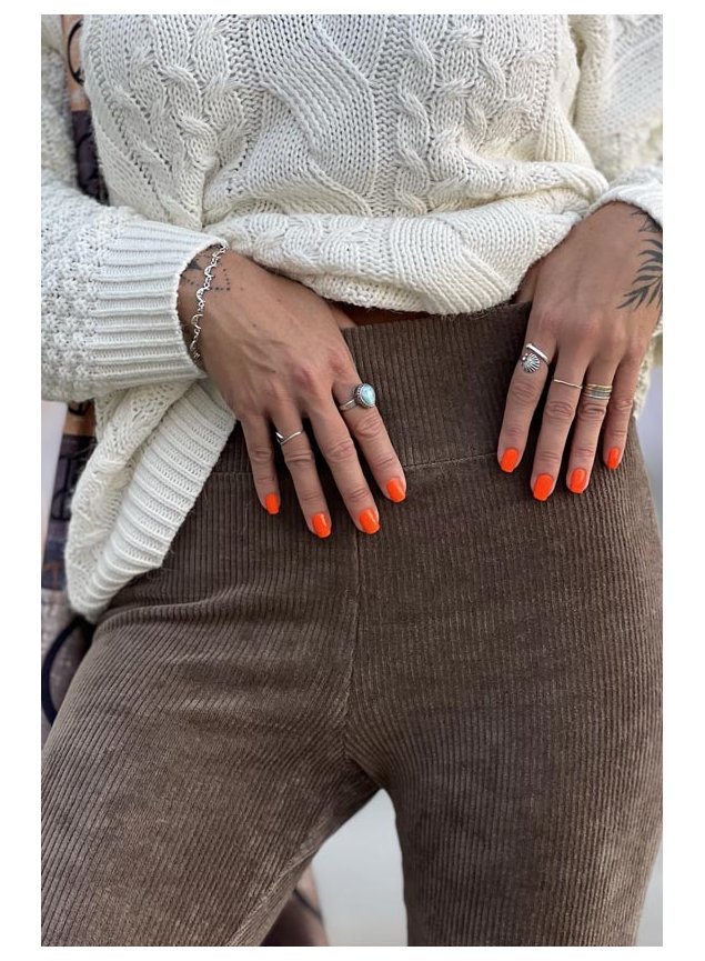 calca veludo colete marrom 6