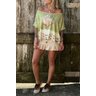 blusa ampla tie dye concha