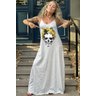 vestido longo mescla skull caveira 5