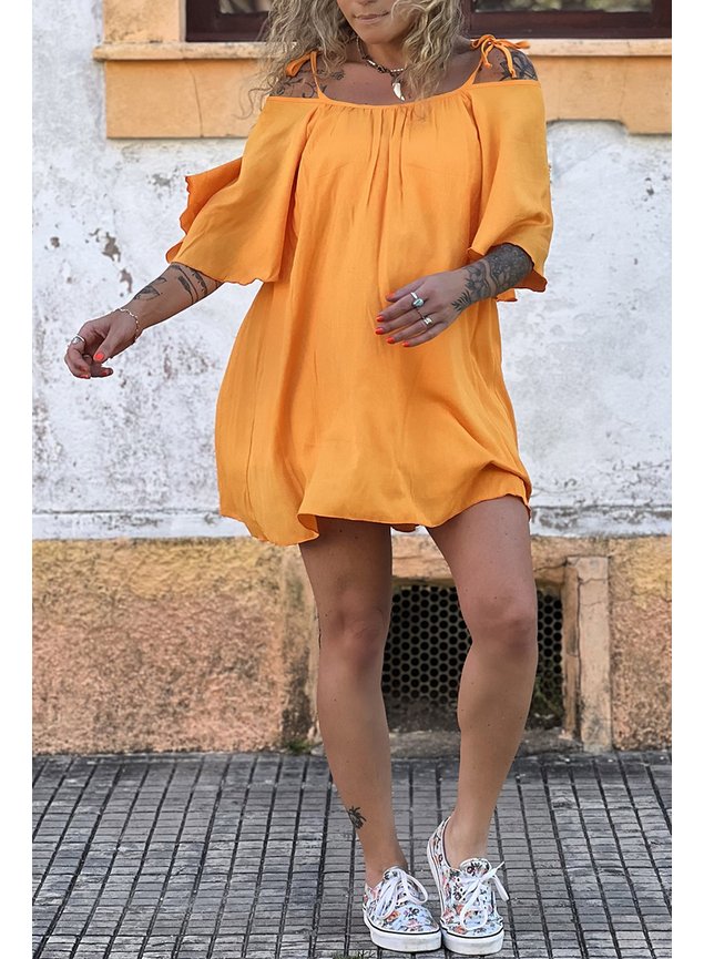 vestido gode karine laranja4