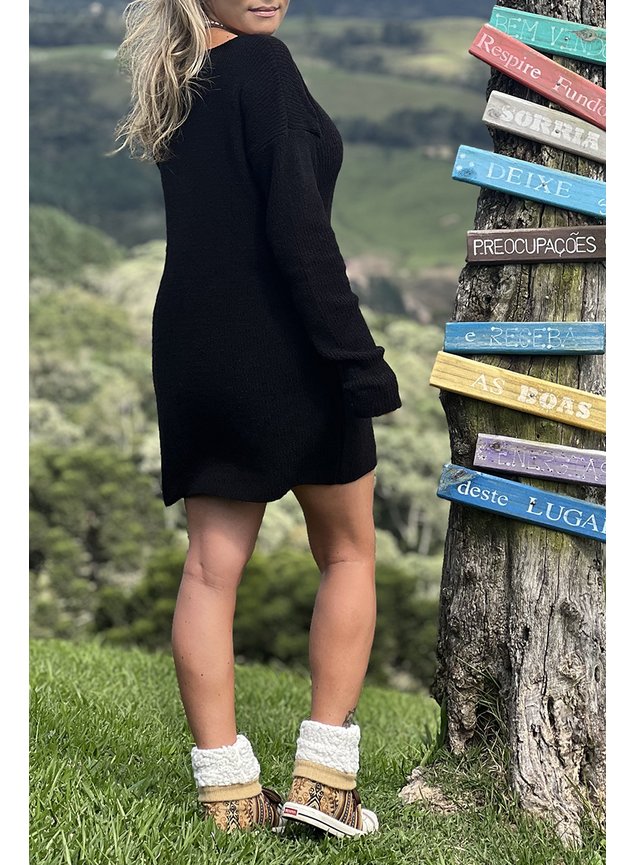 vestido tricot iris preto 4