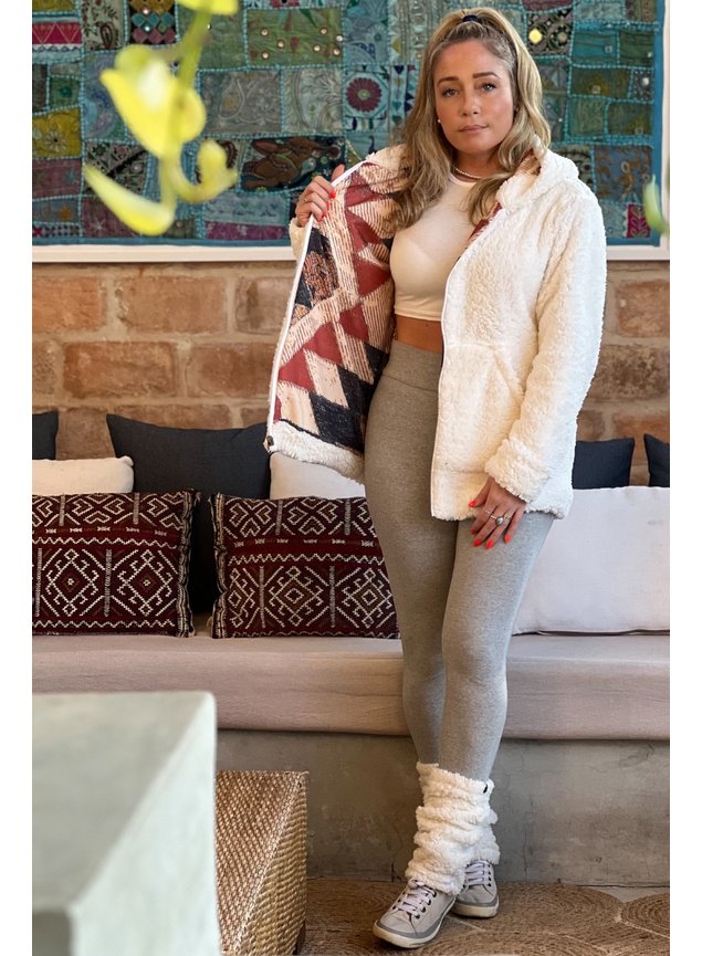 casaco teddy 2 em 1 branco pacha 5