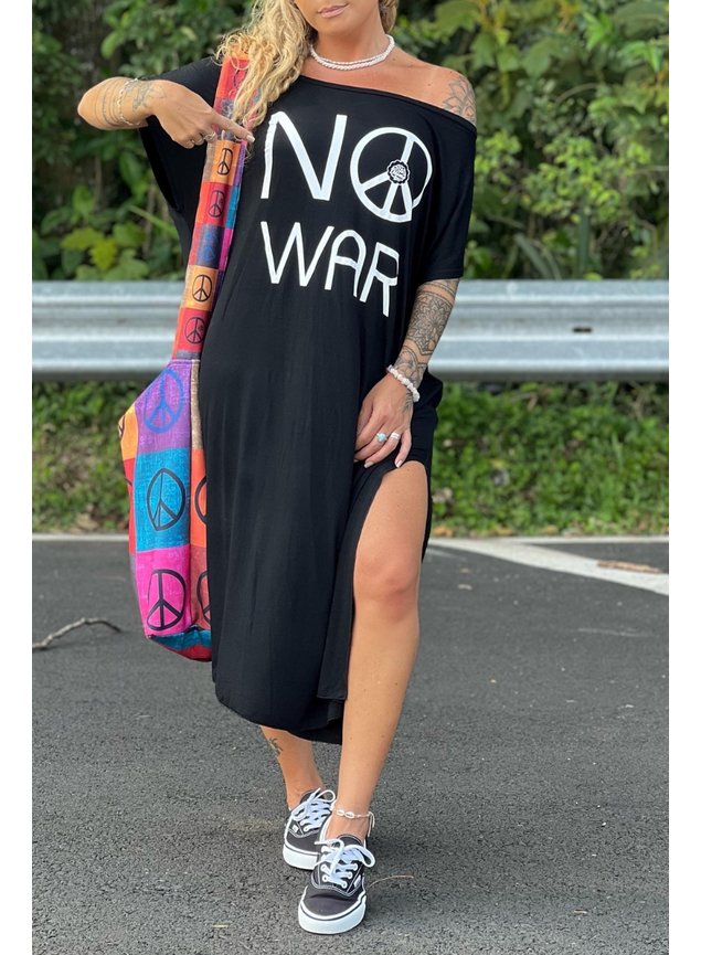 vestido midi no war