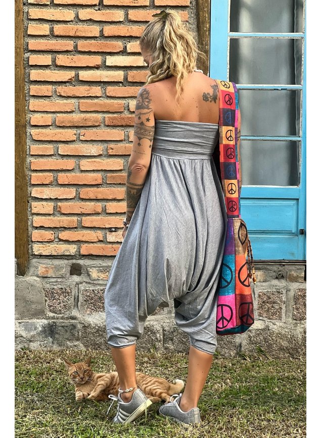 vestido 4 em 1 cinza mescla 4