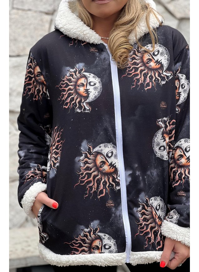 sinergia cosmica casaco teddy branco 2 em 1 3