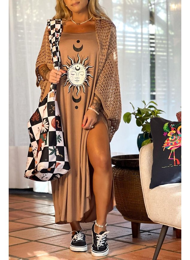 vestido midi canoa amendoa sol mistico 3