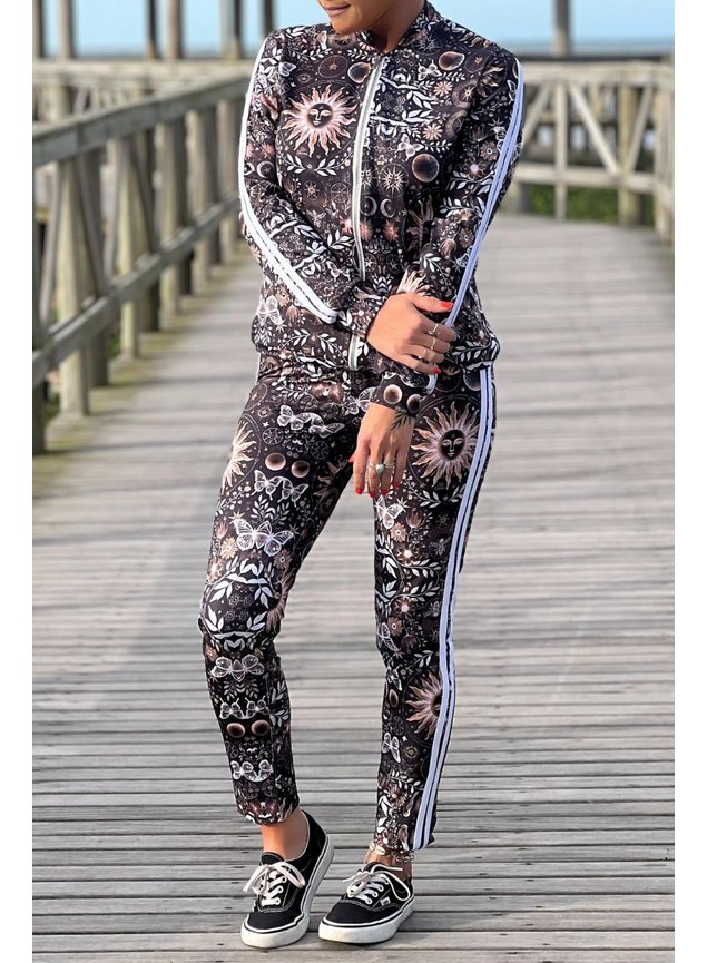 conjunto jaqueta calca listra estampado flutuar 4