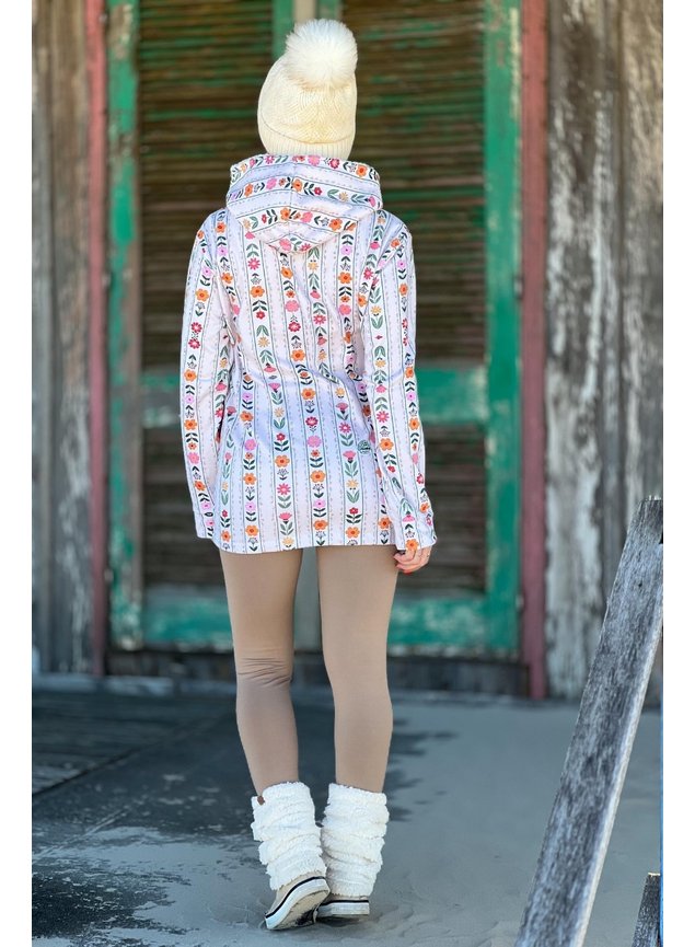 casaco fleece risco de flor 5