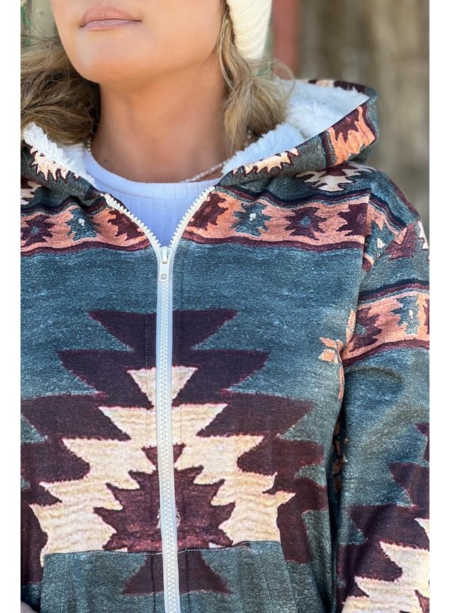 casaco fleece estampado 15