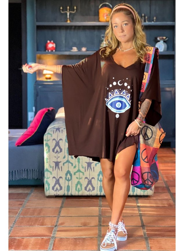 kaftan marrom olho grego 2
