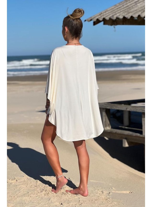 kaftan argola perola off white 2