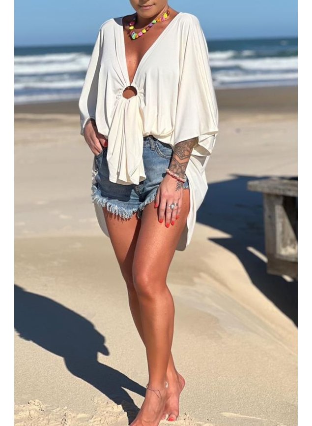 kaftan argola perola off white 3