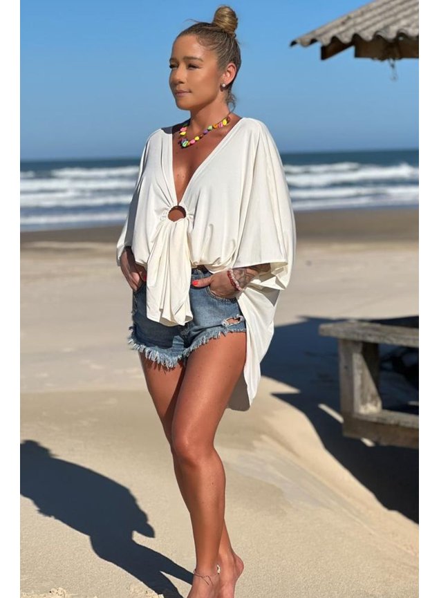 kaftan argola perola off white 4