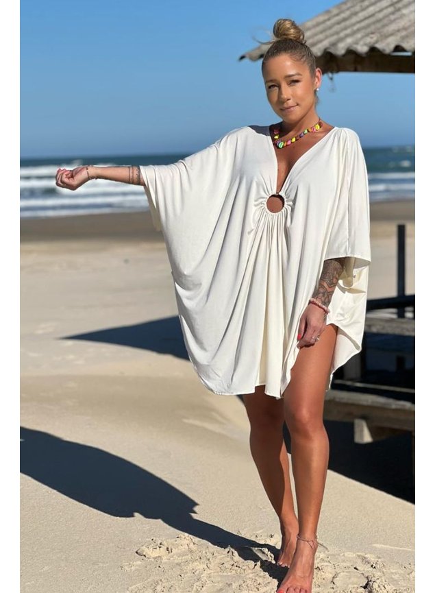 kaftan argola perola off white 6