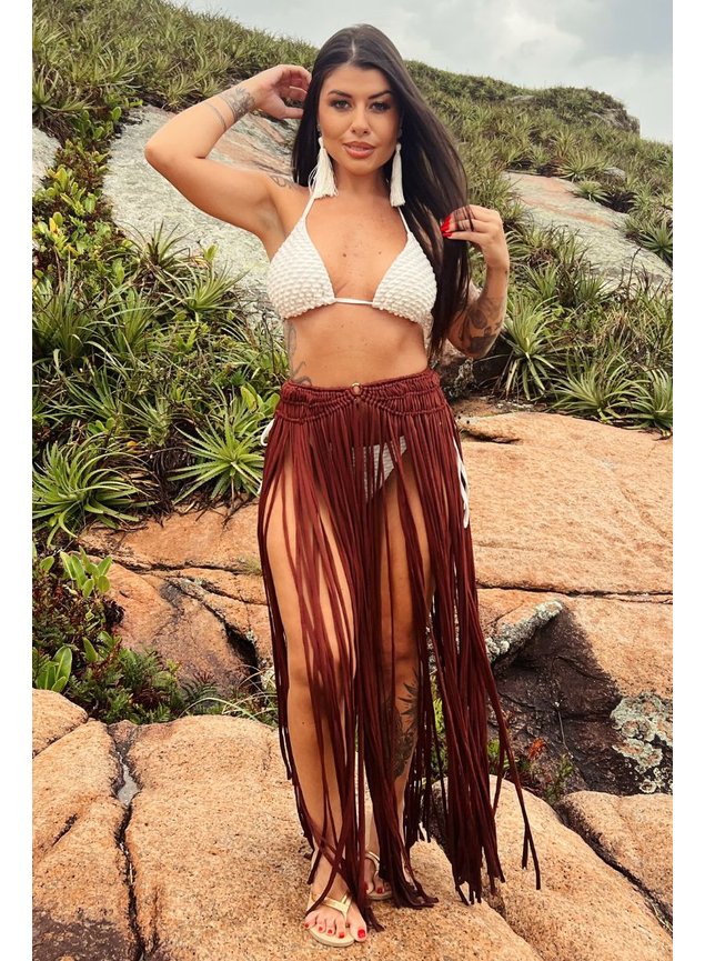 saia boho macrame marrom 5